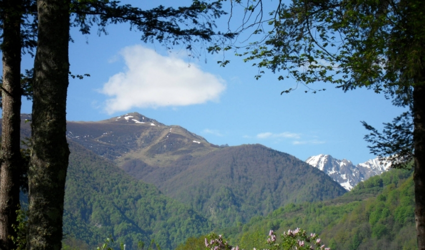 vue depuis le camping le Haut Salat